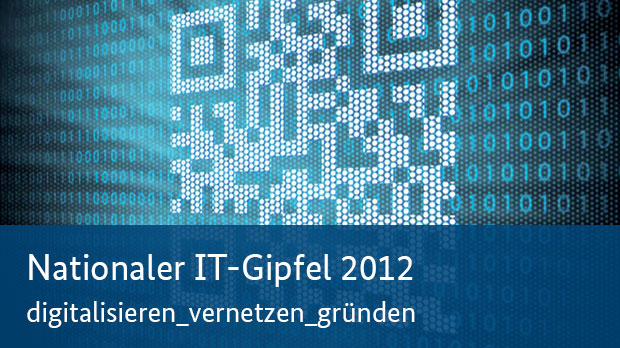 Keyvisual des IT-Gipfels 2012, Ausschnitt Cover Gipfelbroschüre; Copyright: tashka2000 – Fotolia.com