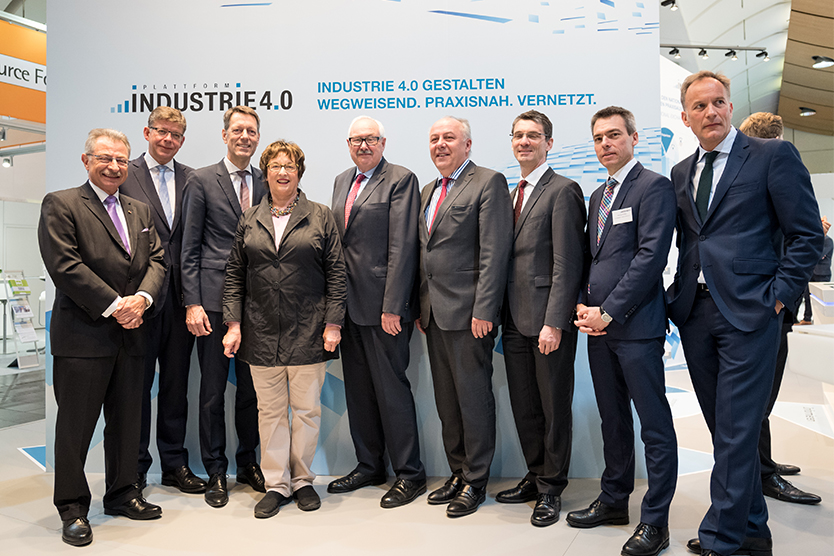 Der Besuch der Bundeswirtschaftsministerin Brigitte Zypries steht am 25. April 2017 ganz im Zeichen von Industrie 4.0.
