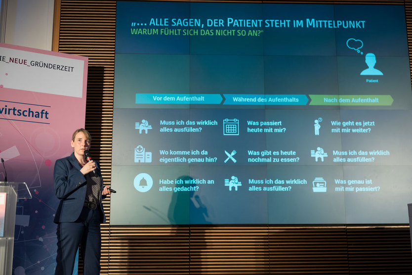 Bundeswirtschaftsministerin Brigitte Zypries eröffnete die Start-up Night! Gesundheitswirtschaft am 30. Mai 2017 im BMWi.