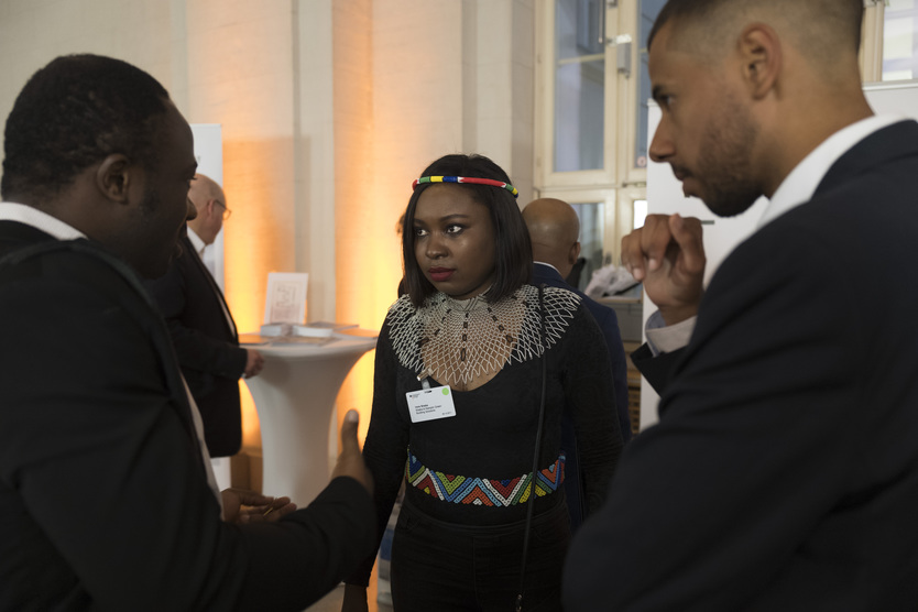 Auf der Start-up Night! Afrika konnten die jungen Unterehmer aus Afrika und Deutschland Kontakte untereinander und zu etablierten Unternehmen knüpfen. 