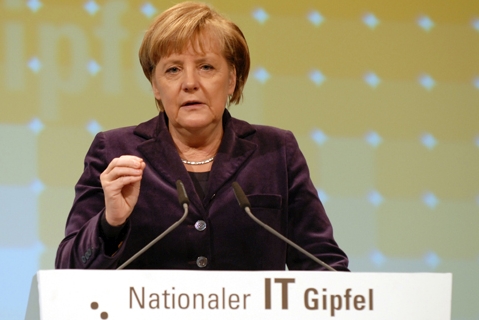 Abschlussplenum mit Bundeskanzlerin Dr. Angela Merkel; Quelle: BMWi