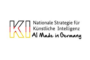 Logo: Nationale Strategie für Künstliche Intelligenz - AI made in Germany