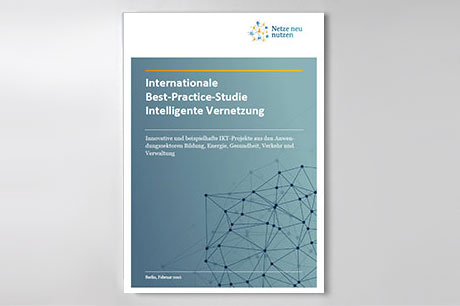 Cover der Publikation "Internationale Best-Practice-Studie Intelligente Vernetzung"