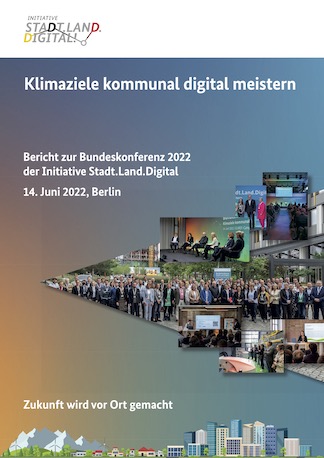 Cover des Berichts "Klimaziele kommunal digital meisternn"