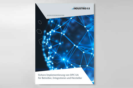 Cover der Publikation "Sichere Implementierung von OPC UA für Betreiber, Integratoren und Hersteller"