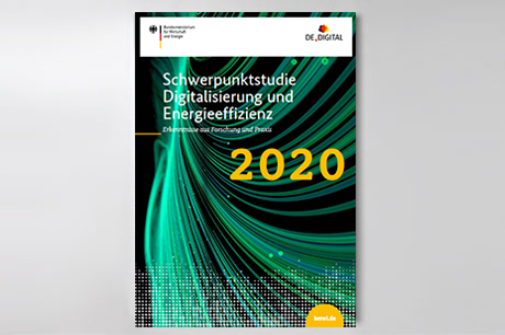 Cover der Publikation Schwerpunktstudie Digitalisierung und Energieeffizienz