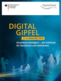 Cover des Programms zum Digital-Gipfel 2018