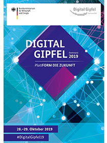 Cover des Programms zum Digital-Gipfel 2019