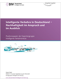 Cover der Publikation "Intelligente Verkehre in Deutschland"