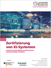Cover der Publikation "Zertifizierung von KI-Systemen"