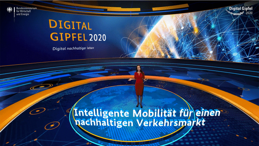 Screenshot aus dem Video: Intelligente Mobilität für einen nachhaltigen Verkehrsmarkt Plattform 1 „Digitale Netze und Mobilität“