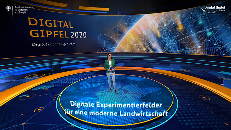 Screenshot aus dem Video: Digital-Gipfel 2020: Digitale Experimentierfelder für eine moderne Landwirtschaft