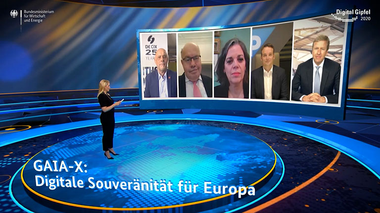 Digital Gipfel 2020: GAIA-X: Digitale Souveränität für Europa