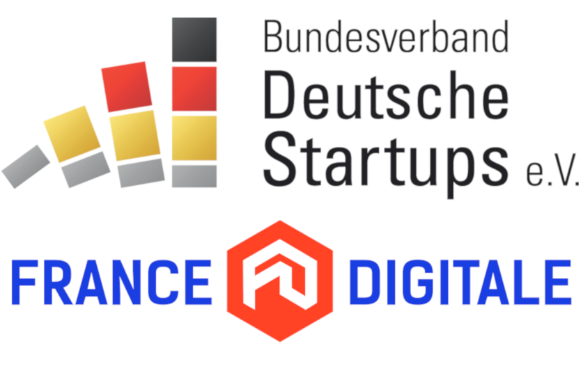 Dieses Bild zeigt das Logo des Bundesverband Deutsche Startups und das Logo von France Digitale