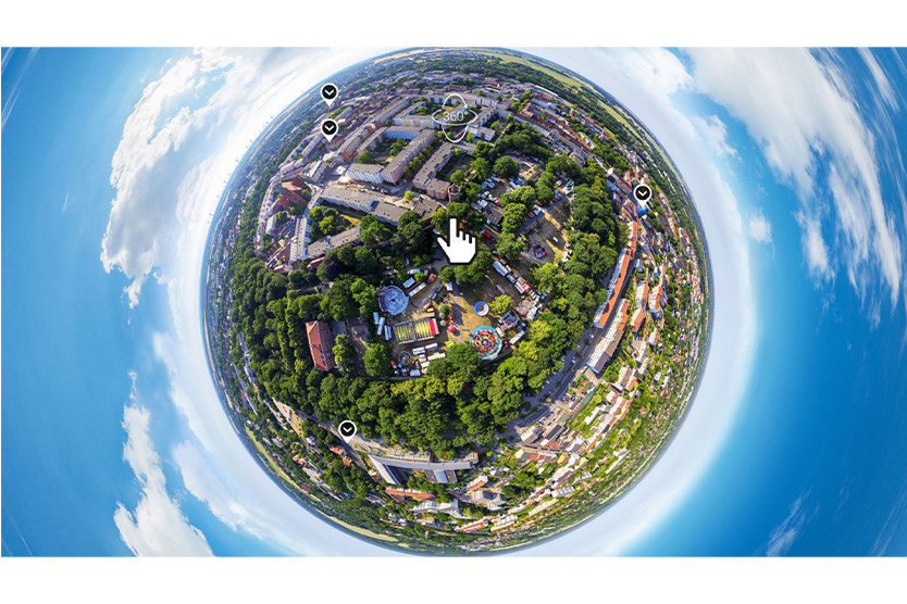 Startbild des 360°-Stadtspaziergangs
