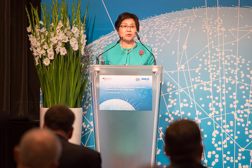 Ms Hong Dai, Standardization Administration of P.R.C. (SAC), Director-General of the Industrial Standards Department II of SAC
