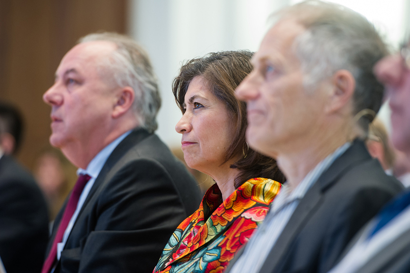 Gabriela Ramos, G20 Sherpa and OECD Chief of Staff presented the key outcomes of the ‘Key Issues for Digital Transformation in the G20’ report; source: BMWi/Maurice Weiss