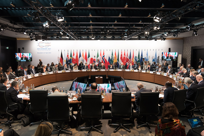 The G20 Digital Ministers adopted a ministerial declaration and a roadmap in Düsseldorf. The roadmap identifies 11 key fields of digital policy and agrees on a specific way forward for the future work of the G20.